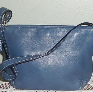 COACH Blue Leather Small Mini Bag